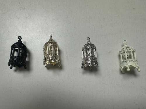 Lily minis-dollhouse Metal Decorative Cage 1pcs Random style
