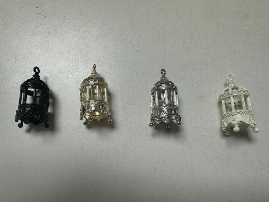Lily minis-dollhouse Metal Decorative Cage 1pcs Random style