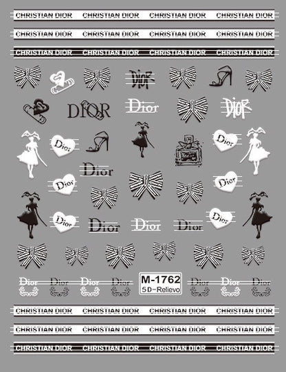 Lily_Embossed Deco Sticker Sheet