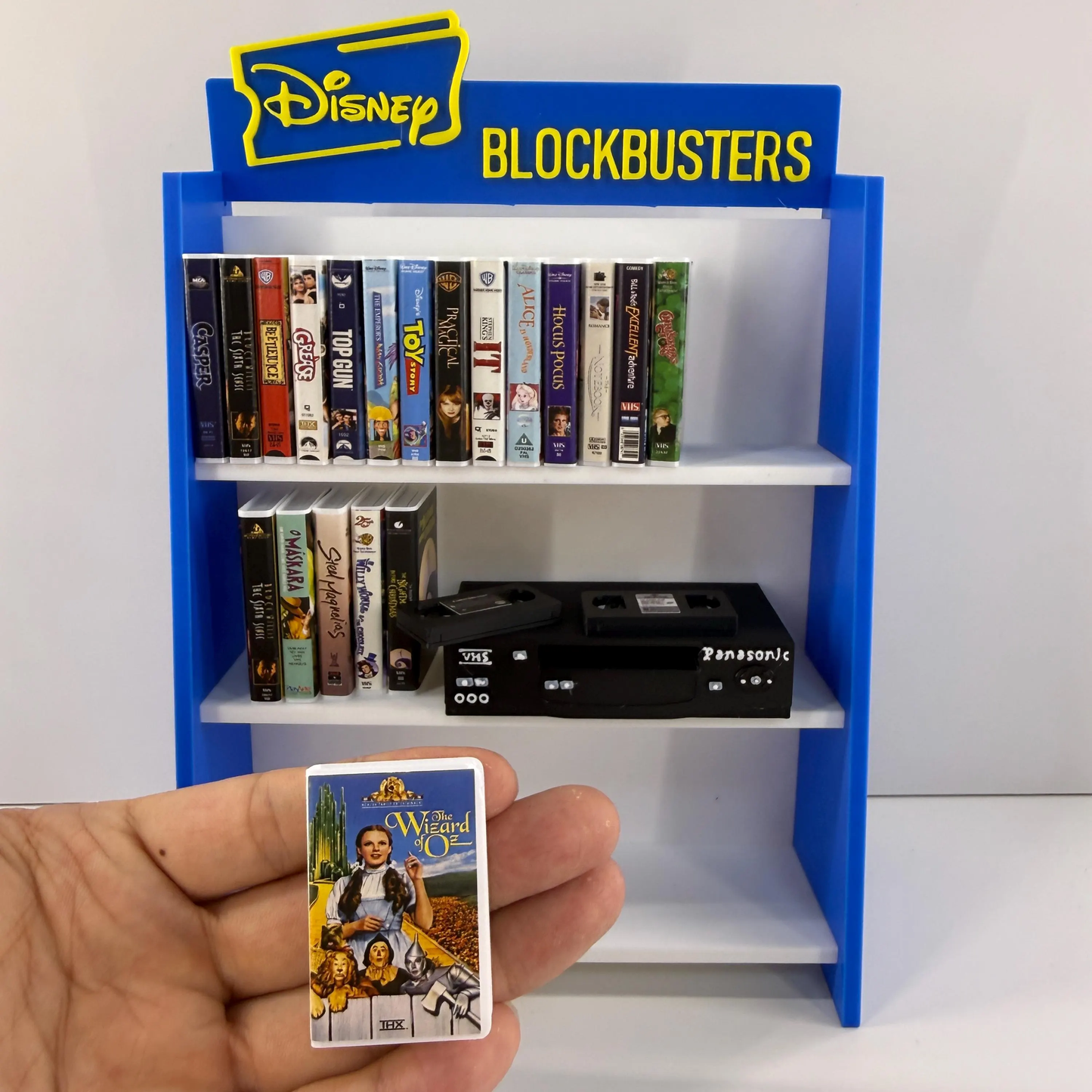 Lily minis-dollhouse 1:6 Miniature VHS Tapes