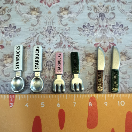 Lily minis-dollhouse miniature StarB coffee accessories