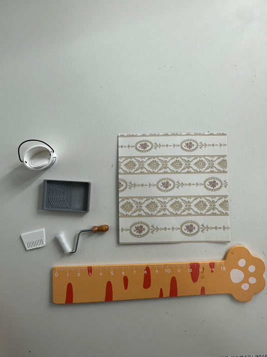 Lily minis-dollhouse Sponge roller for painting
