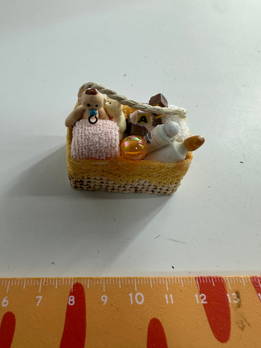 Lily minis-dollhouse Baby bath toy set