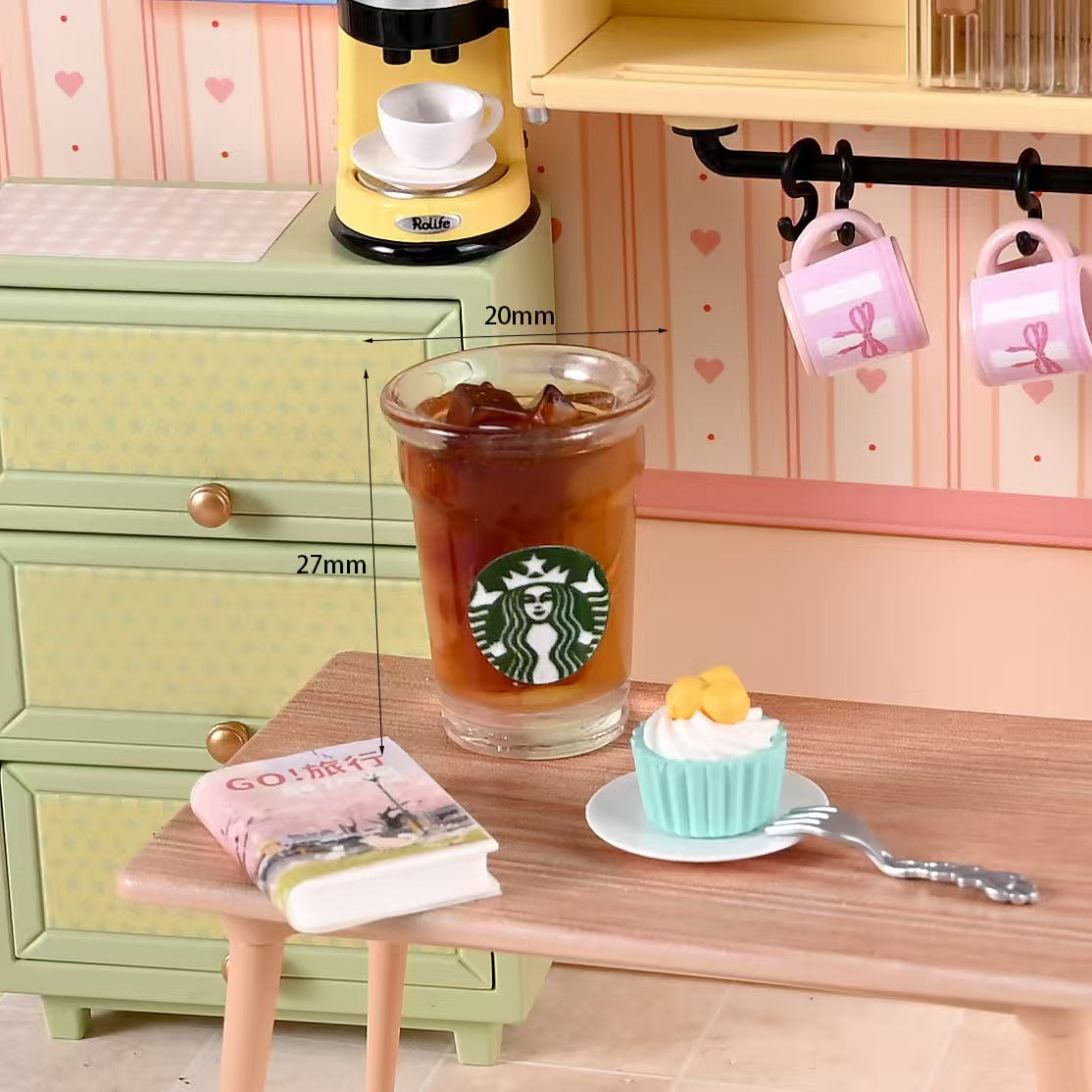 Lily minus-dollhouse miniature SB drinks 3 pcs