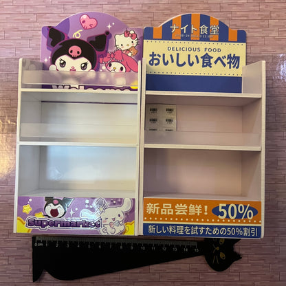 Lily minis -dollhouse miniature kuro shelf