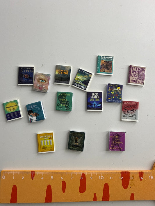 Lily minis-dollhouse Book 15pcs Random styles