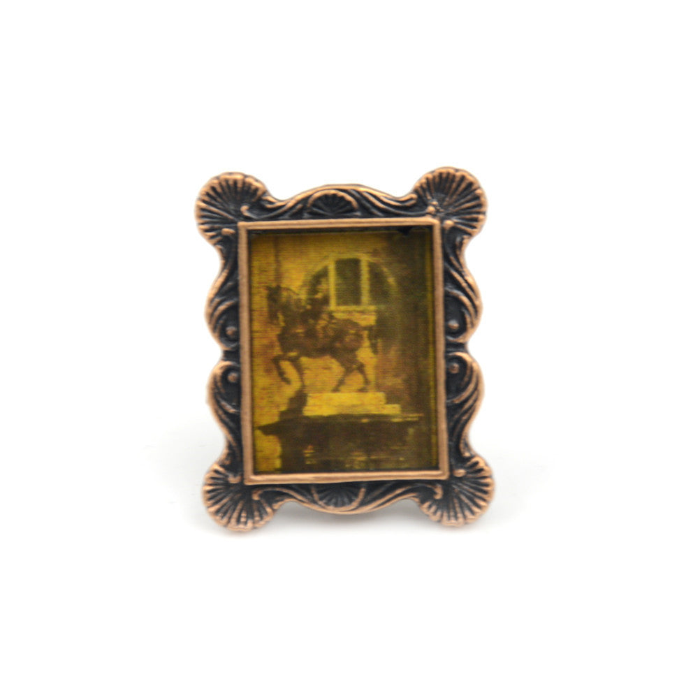 1:12 Dollhouse Gold Portrait Painting Frame