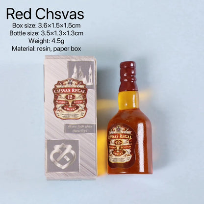 Tiny Whiskey Wonders - Miniature Bottles for Dollhouse Bars & Dioramas!