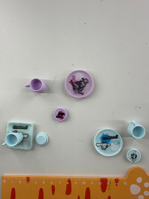 Lily minis-dollhouse Cartoon cup set 1pcs Random styles