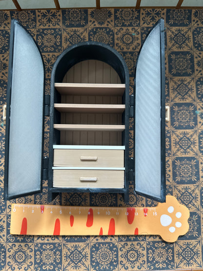 Lily minis-dollhouse miniature Wardrobe
