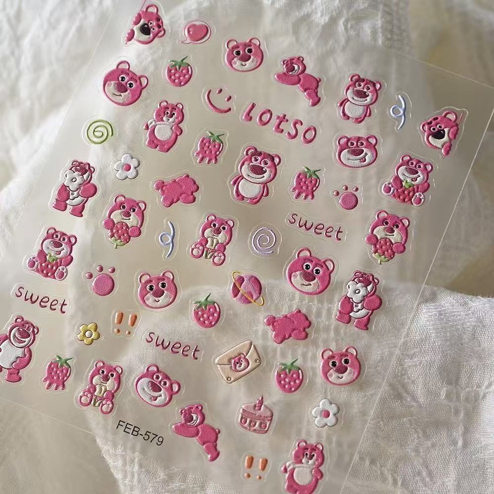 Lily_Embossed Deco Sticker Sheet