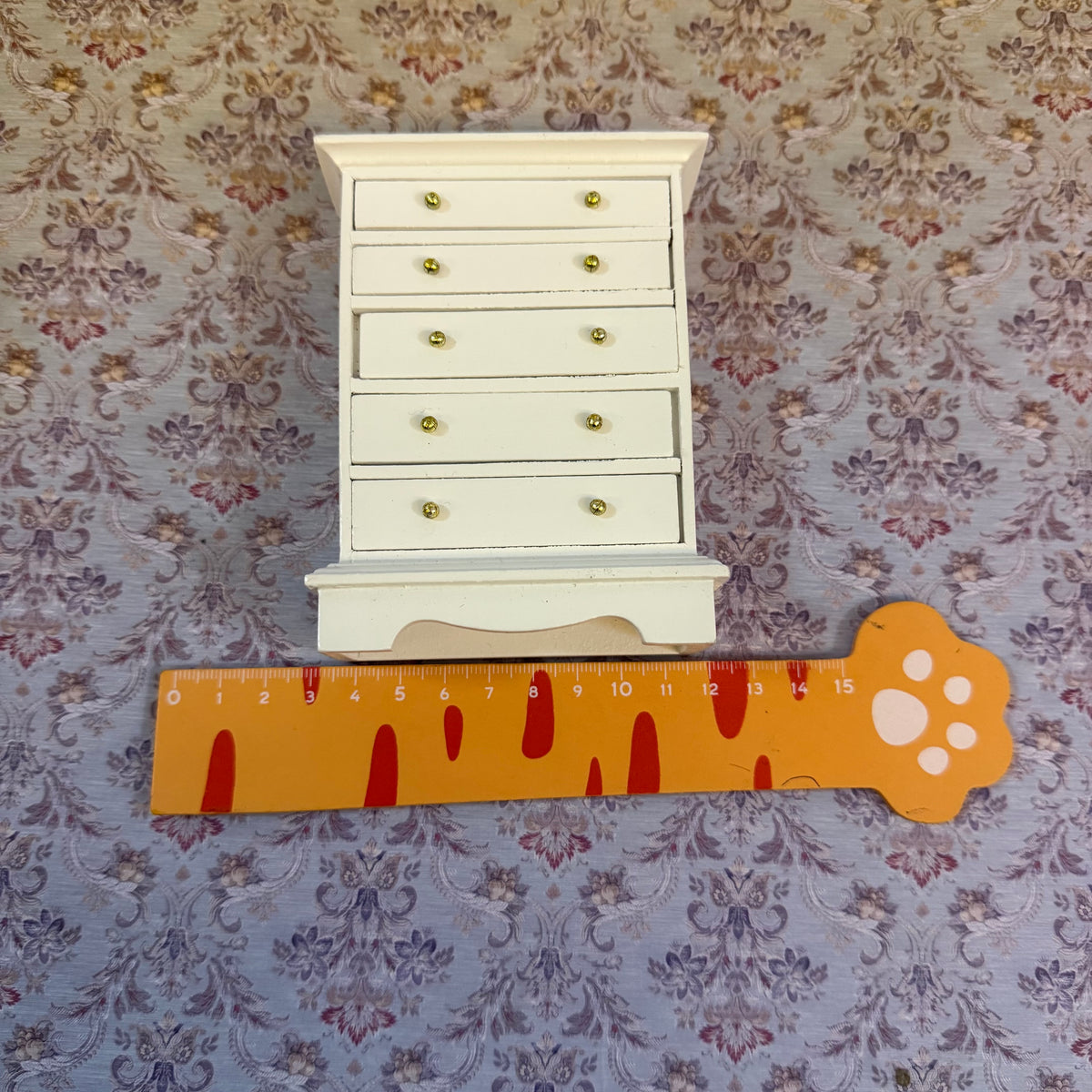 Lily minis-dollhouse miniature drawer cabinet