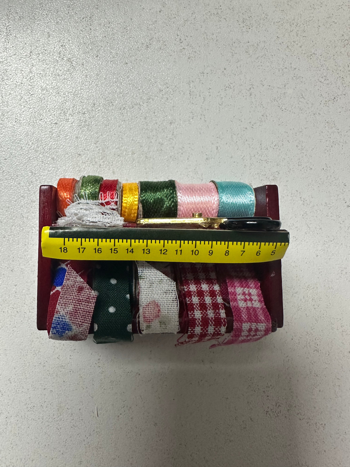 Lily minis-dollhouse  Lace Needlework Cabinet