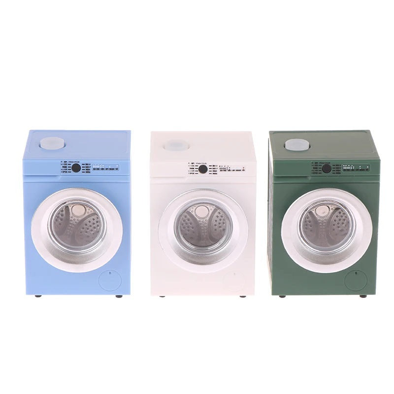 1:12 Mini Toy Washing Machine – Rechargeable, Rotatable, and Functional