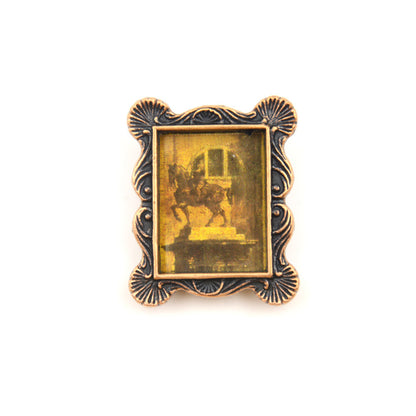 1:12 Dollhouse Gold Portrait Painting Frame