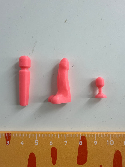 Lily minis-dollhouse Pink toys 3pcs Random styles