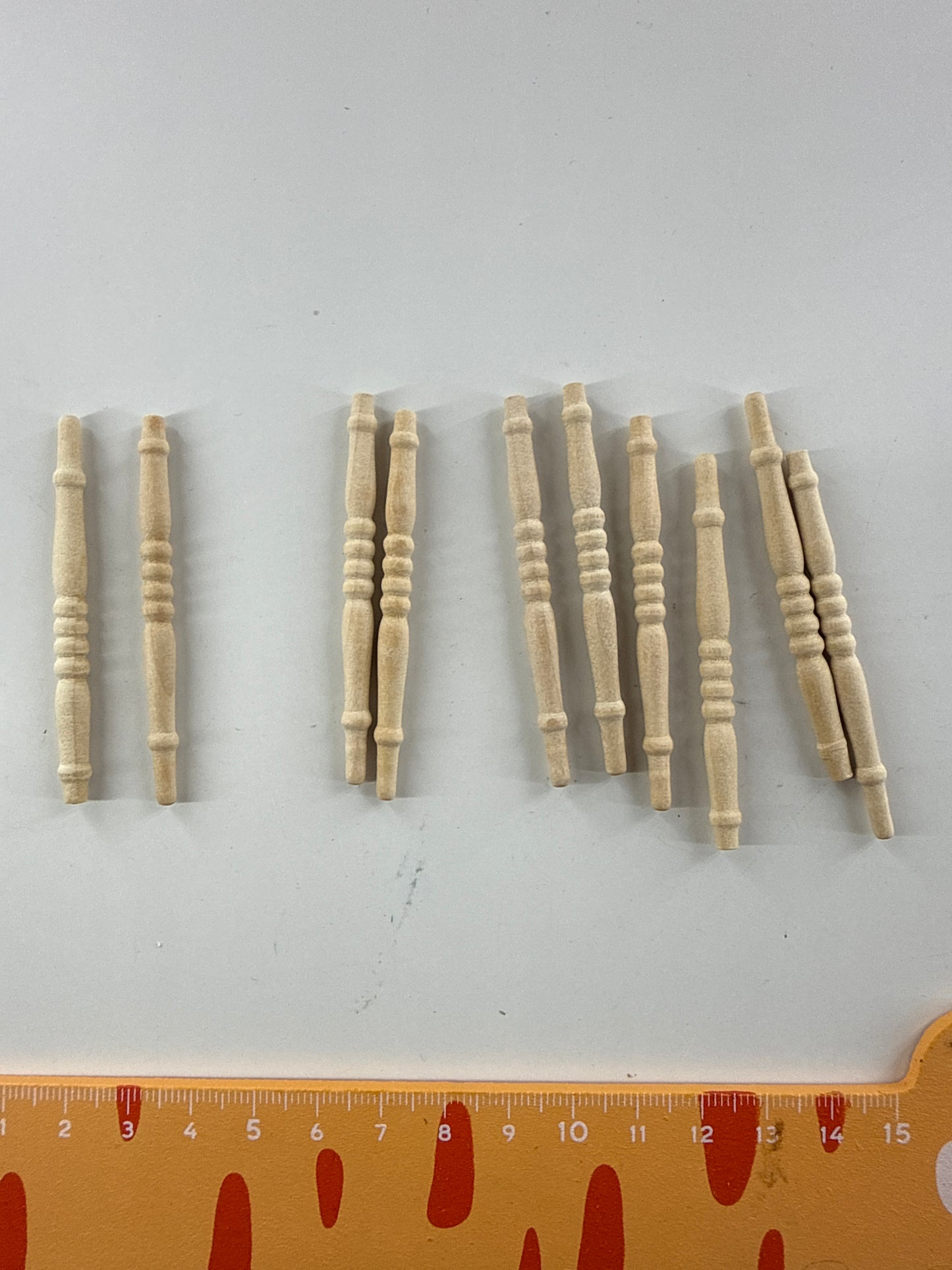 Lily minis-dollhouse Birch 10pcs