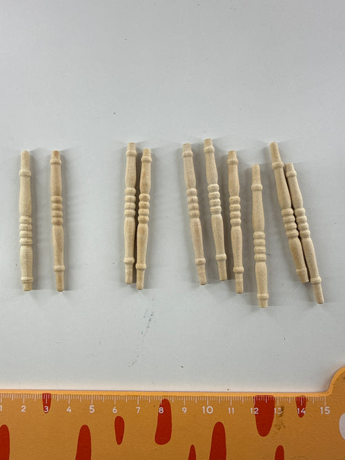 Lily minis-dollhouse Birch 10pcs