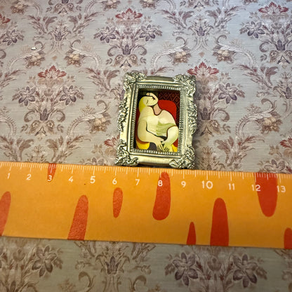 Lily Minis-dollhouse miniature mini painting /picture