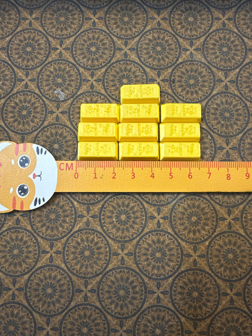 Lily minis-dollhouse miniature Gold bar 10pcs