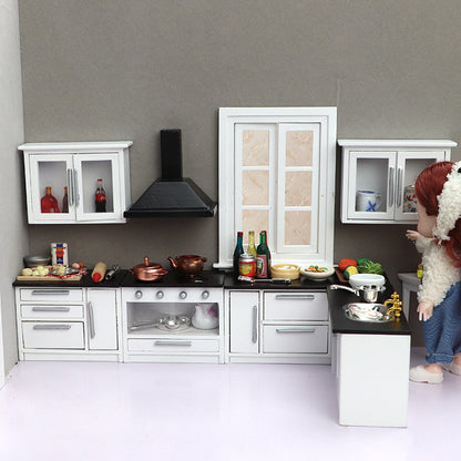 1 Set Simulated Kitchen Utensils Tiny Kitchen Furniture Mini Furniture Ornament Mini House Ornament Mini Kitchenette Miniature Gas Stove Doll House Kitchen Mini Kitchen Accessory