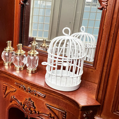 Dollhouse Accessory – Metal Mini Birdcage Model
