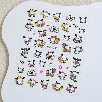 Lily_Embossed Deco Sticker Sheet