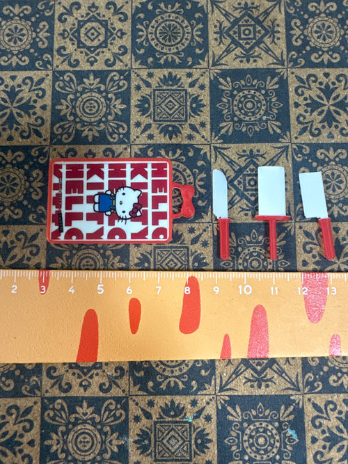 Lily minis-dollhouse miniature  HK Knife set