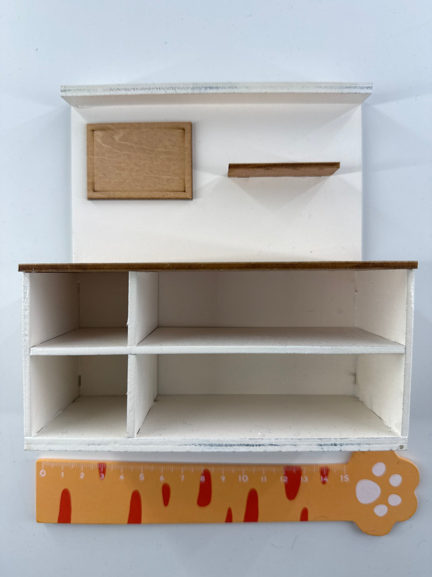 Lily minis-dollhouse Wooden kitchen cabinet