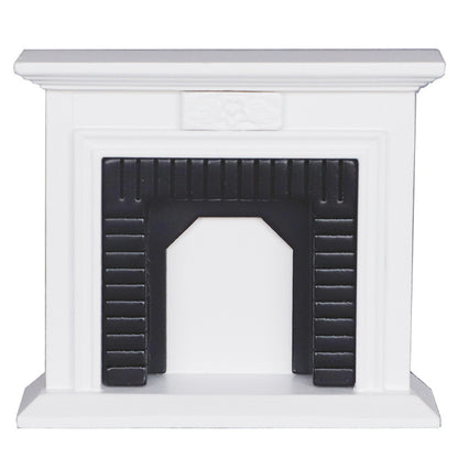 1:12 Mini Dollhouse Furniture – Realistic Wooden Fireplace for OB11 Miniature Scene Model