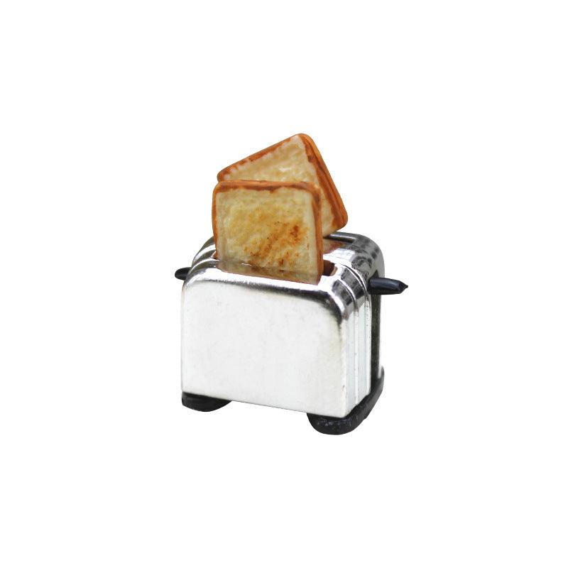 Miniature Candy Toy Kitchen Small Cloth Dollhouse Accessories Mini Breakfast Bread Maker