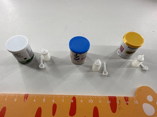 Lily minis-dollhouse Milk powder canned set 1pcs Random styles