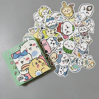 Lily_Cute Cartoon Anime Waterproof Sticker Pack - 60pcs
