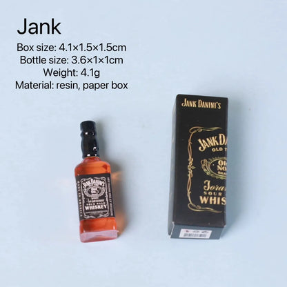 Tiny Whiskey Wonders - Miniature Bottles for Dollhouse Bars & Dioramas!
