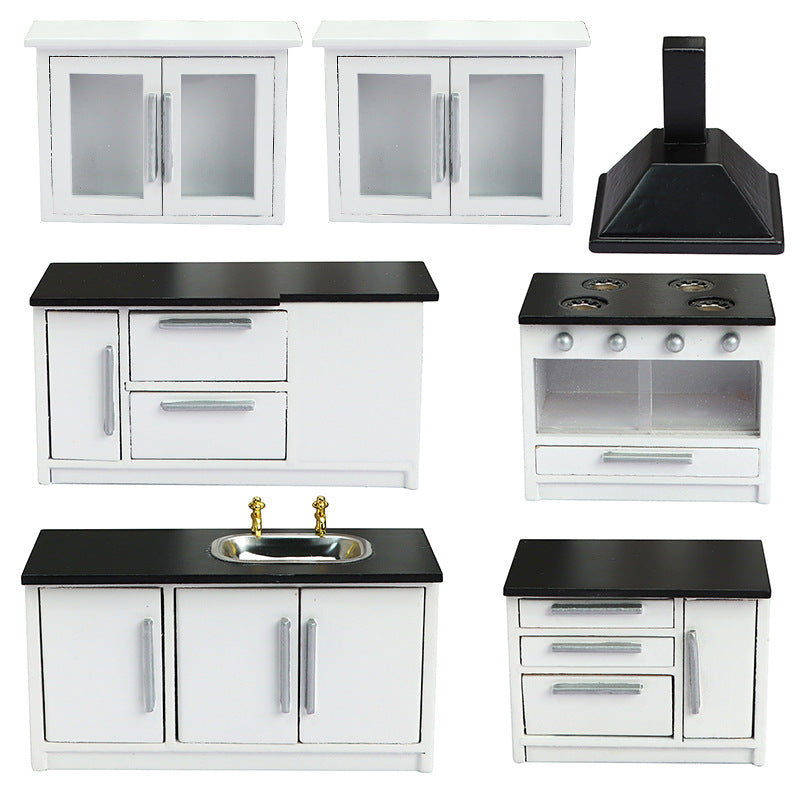 1 Set Simulated Kitchen Utensils Tiny Kitchen Furniture Mini Furniture Ornament Mini House Ornament Mini Kitchenette Miniature Gas Stove Doll House Kitchen Mini Kitchen Accessory