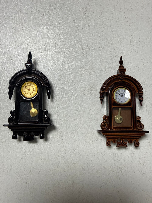 Lily minis-dollhouse Retro wall clock movable wall clock