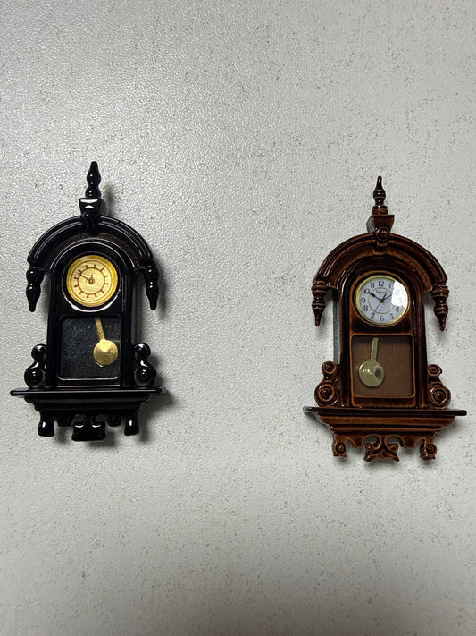 Lily minis-dollhouse Retro wall clock movable wall clock