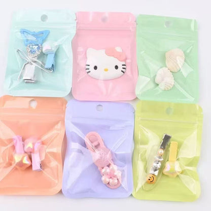 Lily_Pastel Resealable Ziplock Packaging Bags Set