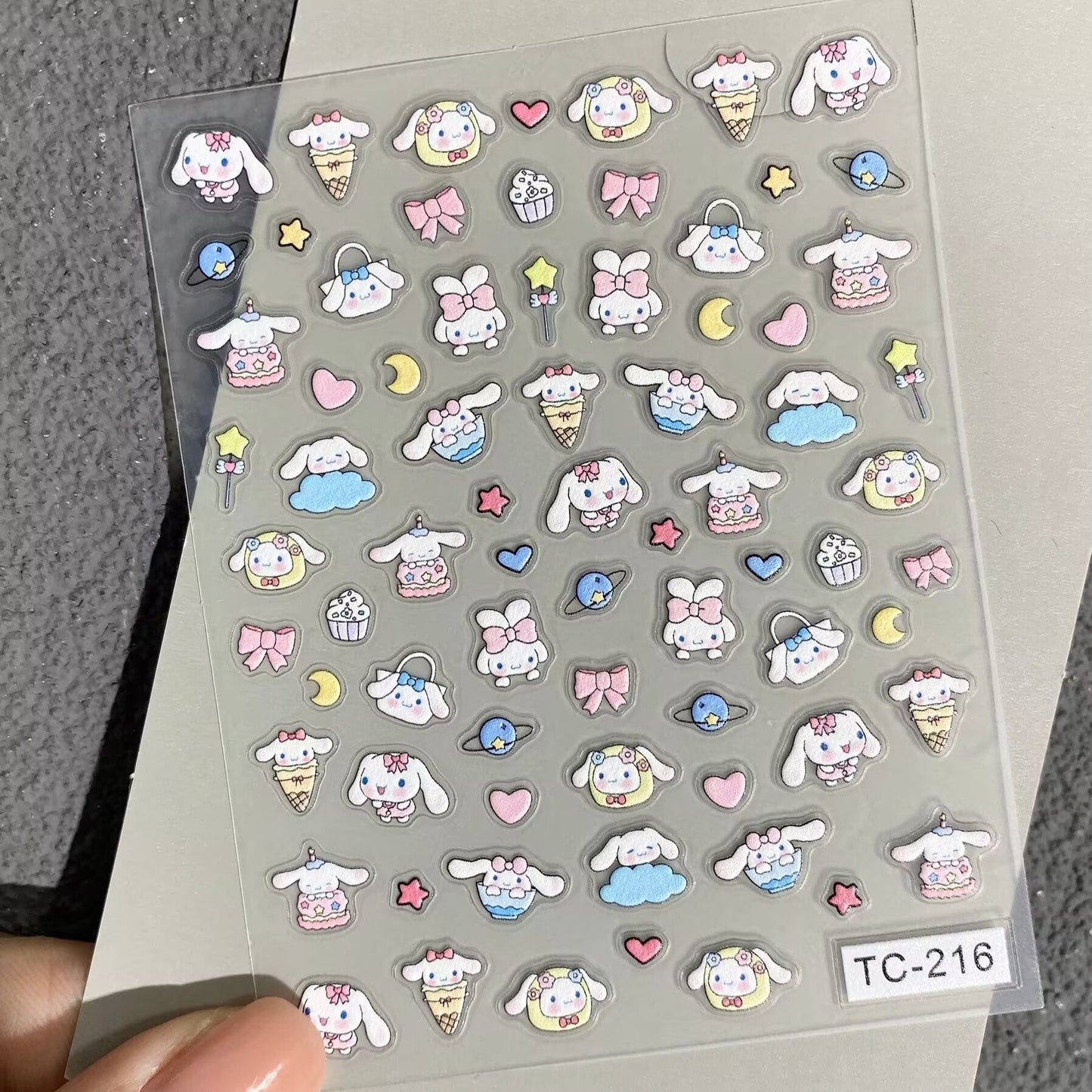 Lily_Embossed Deco Sticker Sheet