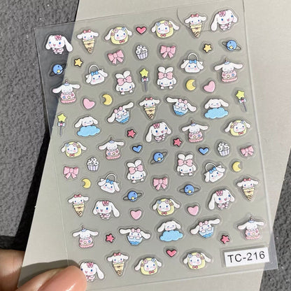 Lily_Embossed Deco Sticker Sheet