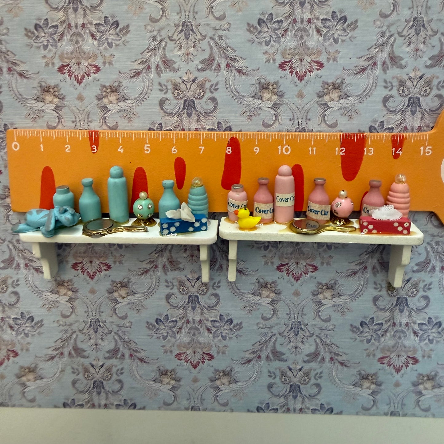 Lily minis-dollhouse miniature wooden shelf