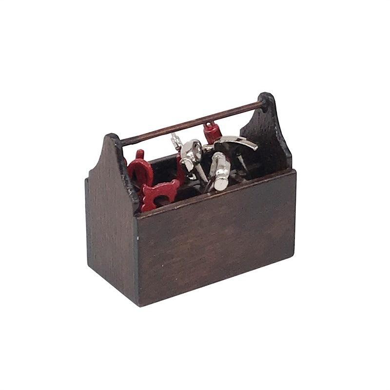 Photographic Props Miniature Toolbox Accessory Box