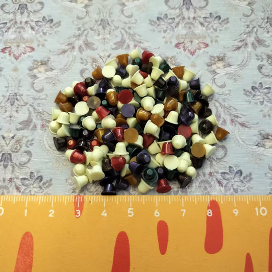 Lily minis Miniature Coffee Capsules for Dollhouse $2 15pcs