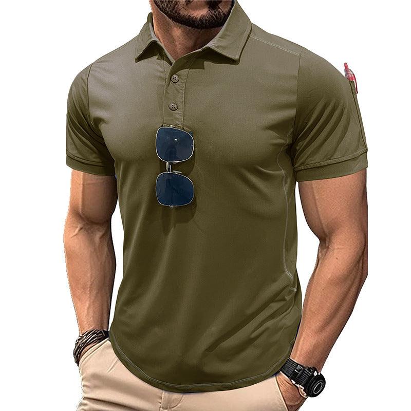 Outdoor Quick-drying Lapel Sports Short-sleeved T-shirt Polo Shirt