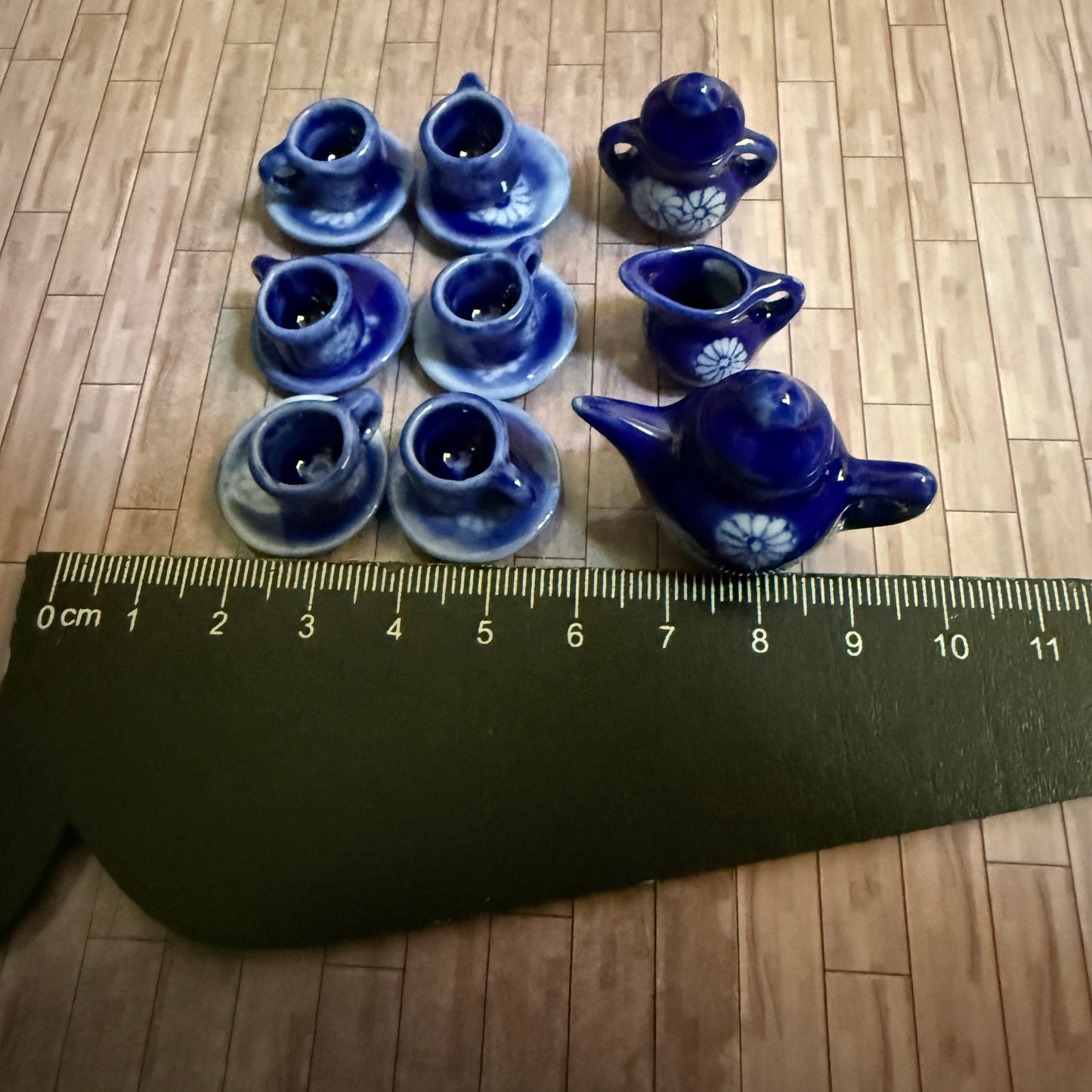 Lily minis-dollhouse miniature tea sets 15 pcs