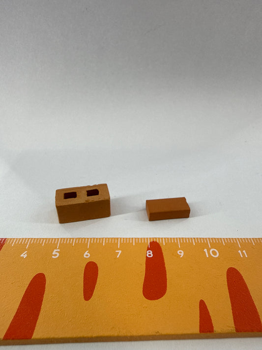 Lily minis-dollhouse Fragment of a brick 2pcs