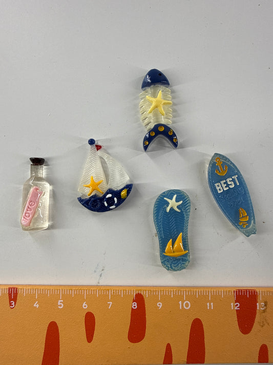 Lily minis-dollhouse Beach ocean style resin accessories