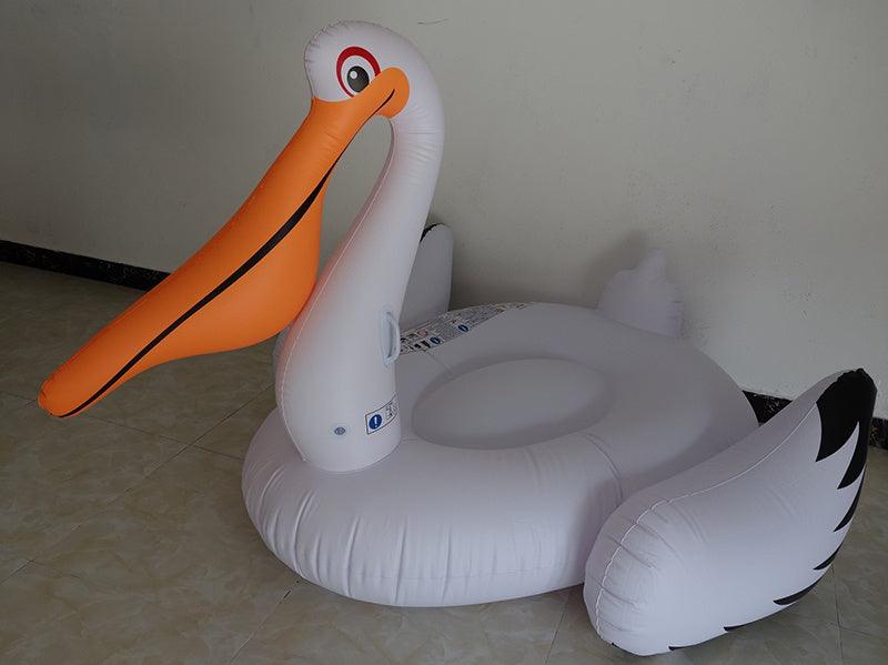 Oversized inflatable mount pelican floating row