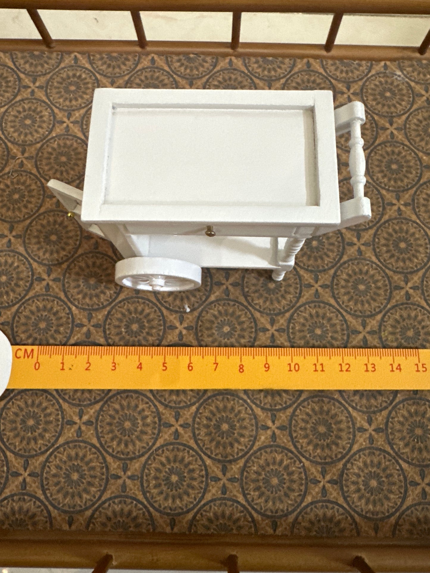 Lily minis-dollhouse miniature  Wooden dining car