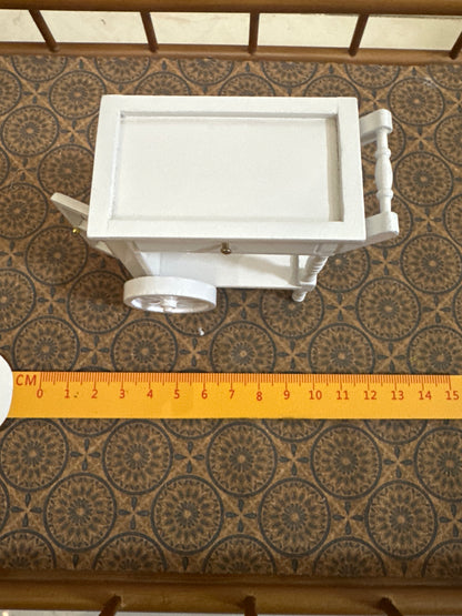 Lily minis-dollhouse miniature  Wooden dining car